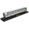 Колекційна масштабна модель 1/87 Atlas Carel et Fouché SNCF ZRB 25101 Remorque Intermediaire Rame Z 5100 1953 - Inox, Automotric