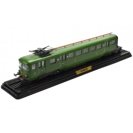 Колекційна масштабна модель 1/87 Atlas MTE SNCF Z 4702 2e élément Type Z 4700 1948 - Vert, Automotrices des Réseaux Français #20