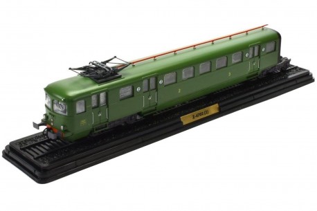 Коллекционная масштабная модель 1/87 Atlas MTE SNCF Z 4702 2e élément Type Z 4700 1948 - Vert, Automotrices des Réseaux Français