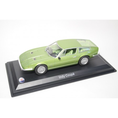 Leo Models Maserati Indy Coupé 1969 - Light Green Metallic