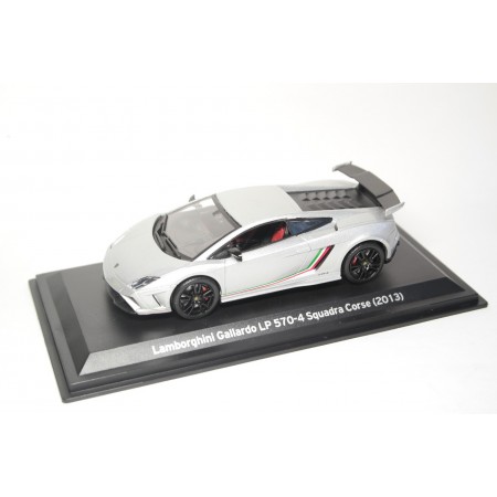 Leo Models Lamborghini Gallardo LP570-4 Squadra Corse 2013 - Silver Metallic