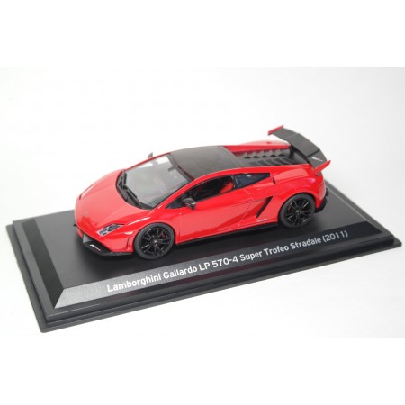 Leo Models Lamborghini Gallardo LP570-4 Super Trofeo Stradale 2011 - Red/Black
