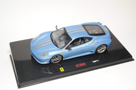 Hot Wheels Elite Ferrari F430 Scuderia 2008 - Azzurro Metallic