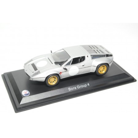 Leo Models Maserati Bora Group 4 Rally 1973 - Silver Metallic
