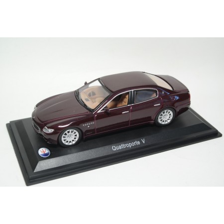 Leo Models Maserati Quattroporte V 2003 - Bordeaux Pontevecchio Metallic