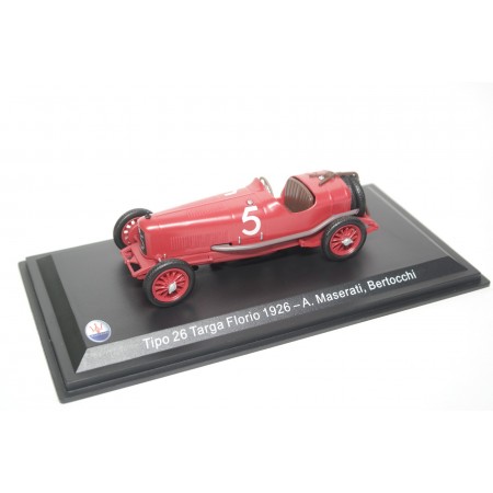 Leo Models Maserati Tipo 26 #5 Targa Florio 1926 - Alfieri Maserati/Guerino Bertocchi