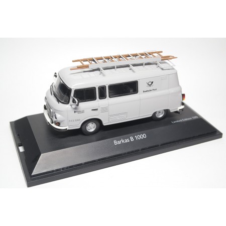 Schuco Barkas B1000 Deutsche Post Bautruppwagen 1965 - Grey