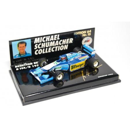 Minichamps Benetton Renault B194/B195 #1 "Mild Seven Benetton Renault" World Champion Formula 1 1995 - Michael Schumacher Collec