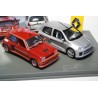 Universal Hobbies 20 ans de propulsion: Renault 5 Turbo 1 1981 + Renault Clio II Phase 1 V6 24V 1998 - Rouge + Gris