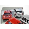 Universal Hobbies 20 ans de propulsion: Renault 5 Turbo 1 1981 + Renault Clio II Phase 1 V6 24V 1998 - Rouge + Gris