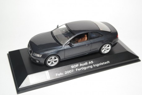 Schuco Audi A5 Coupé 3.2 quattro 8T 2007 - Meteor Gray Metallic