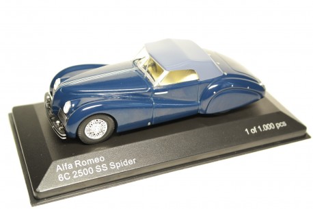 Whitebox Alfa Romeo 6C 2500 SS Spider 1939 - Dark Blue