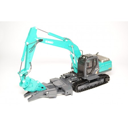 China Promo Models Экскаватор Kobelco Acera Geospec SK200-8 с навесным оборудованием для авторазборки 2011 - Kobelco Blue Green