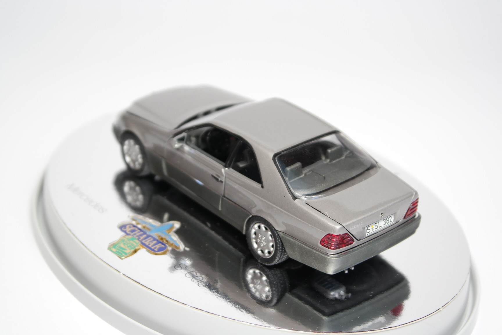 Miniature Schabak 1/43 – Mercedes 600 SEC Coupé C140 Rouge