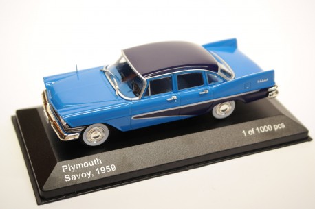 Whitebox Plymouth Savoy Mk.3 4-Door Sedan 1959 - Blue with Violet Roof