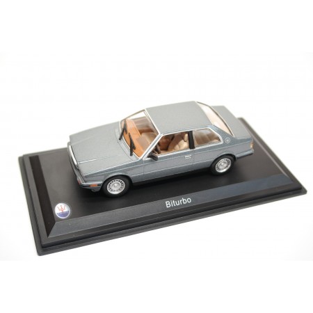 Leo Models Maserati Biturbo 1982 - Grey Blue Metallic