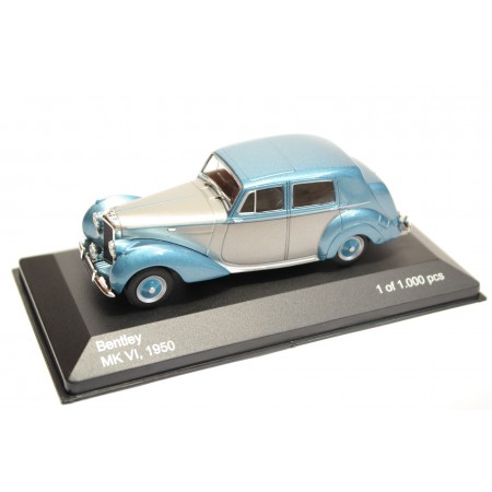 Whitebox Bentley Mark VI 1950 - Silver Metallic/Light Blue Metallic