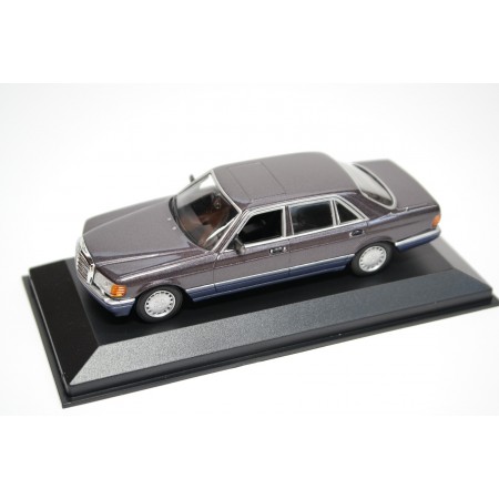 Maxichamps Mercedes-Benz 560 SEL W126 1990 - Violet Gray Metallic