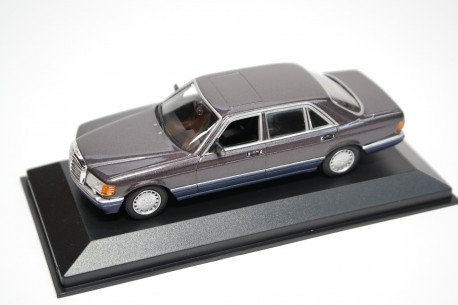 Maxichamps Mercedes-Benz 560 SEL W126 1990 - Violet Gray Metallic