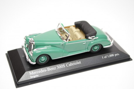 Minichamps Mercedes-Benz 300 S Cabriolet W188 1954 - Lake Green