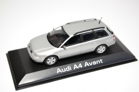Minichamps Audi A4 Avant B5 Facelift 1999 - Aluminum Silver Metallic