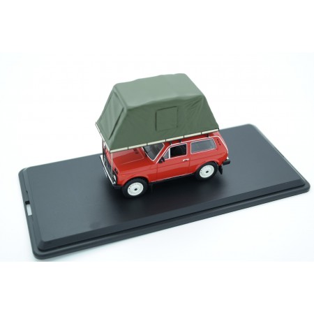 IST Models Lada Niva 1600 with Roof Tent 1981 - Red