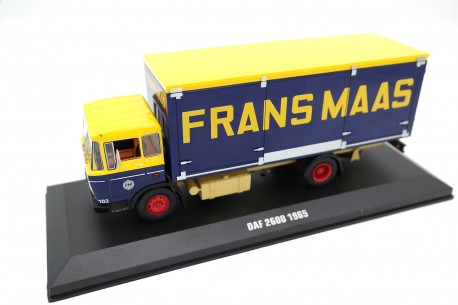 IXO DAF 2600 Frans Maas 1965 - Dark Blue/Bright Yellow
