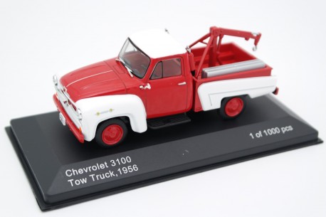 Whitebox Chevrolet 3100 Tow Truck 1956 - Red/White