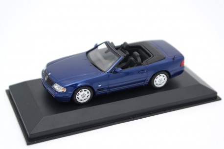 Maxichamps Mercedes-Benz SL-Class R129 MOPF 1999 - Midnight Blue Metallic
