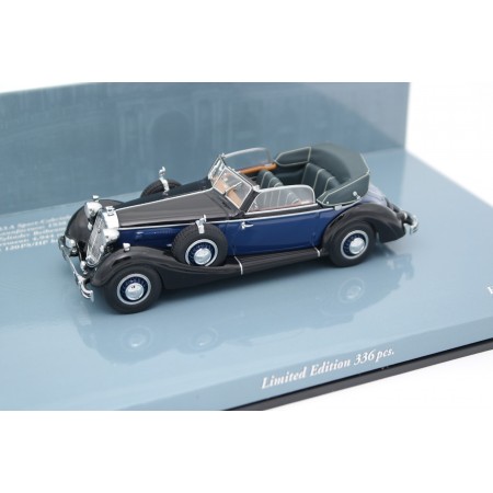 Minichamps Horch 853A Sport Cabriolet 1938 - Black/Blue