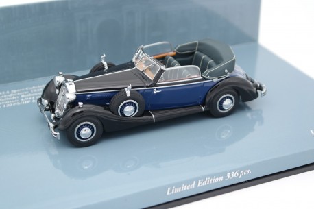 Minichamps Horch 853A Sport Cabriolet 1938 - Black/Blue