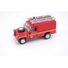 Cararama Land Rover Series III 109 Fire & Rescue Service 1961 - Red