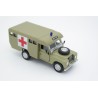 Cararama Land Rover Series III 109 Army Ambulance by Marshall 1964 - Military Olive Green