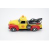 Cararama Chevrolet 3100 Pickup Tow Truck "Shell" 1950 - Yellow/Red
