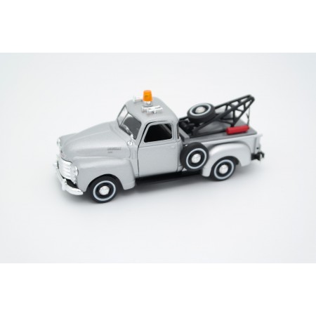 Cararama Chevrolet 3100 Pickup Tow Truck 1950 - Silver Metallic