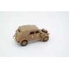 Cararama Volkswagen Typ 82 Kübelwagen Africa Corps Close Top 1941 - Flat Sand Yellow