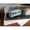 Cararama Volkswagen T1 Bus Samba with Caravan Trailer 1951