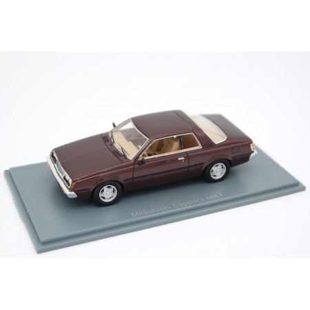 Neo Scale Models Mitsubishi Sapporo 2.0 GSR Mark 1 1982 - Highland Brown Metallic