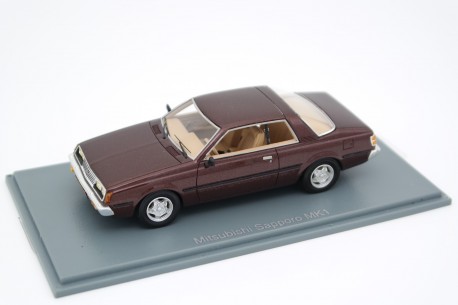 Neo Scale Models Mitsubishi Sapporo 2.0 GSR Mark 1 1982 - Highland Brown Metallic