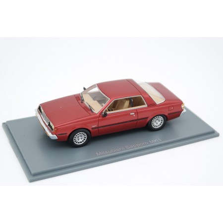 Neo Scale Models Mitsubishi Sapporo 2.0 GSR Mark 1 1982 - Riviera Red Metallic