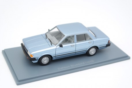 Neo Scale Models Datsun Bluebird U910 1.8 GL 1979 - Celestial Blue Metallic