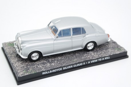 Altaya Rolls-Royce Silver Cloud II "A View to a Kill (1985)" 1958 - Silver Metallic