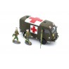 Altaya French Sanitary Soldiers with a Stretcher 1956 - Military Green