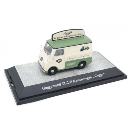 Premium ClassiXXs Goggomobil Transporter TL 250 Kastenwagen "Goggo" 1958 - Beige/Green