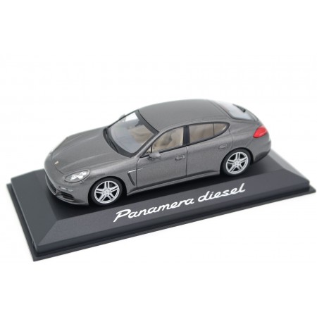 Minichamps Porsche Panamera Diesel 3.0 V6 970 G1 Facelift 2014 - Agate Grey Metallic
