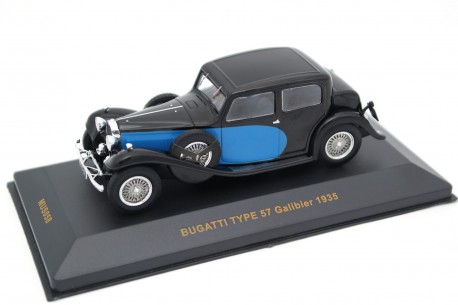 IXO Bugatti Type 57 Galibier 1935 - Black/Blue