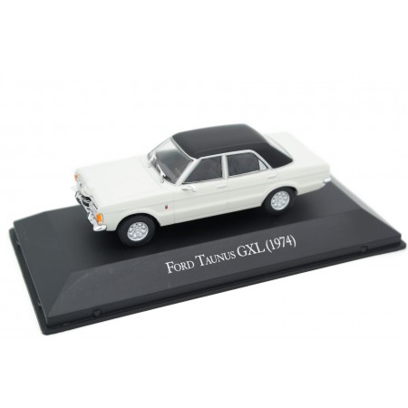 Altaya Ford Taunus TC GXL 1974 - Wimbledon White with Black Roof