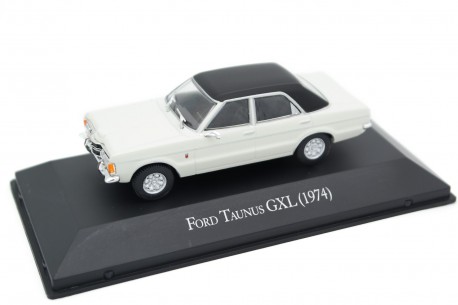 Altaya Ford Taunus TC GXL 1974 - Wimbledon White with Black Roof