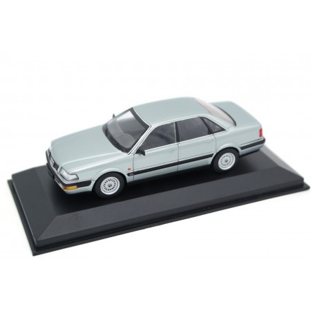 Maxichamps Audi V8 4C 1988 - Zermatt Silver Metallic