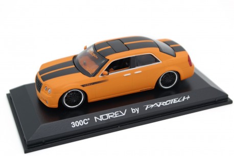Norev Chrysler 300C Norev by Parotech 2006 - Orange Matt with Black Stripes